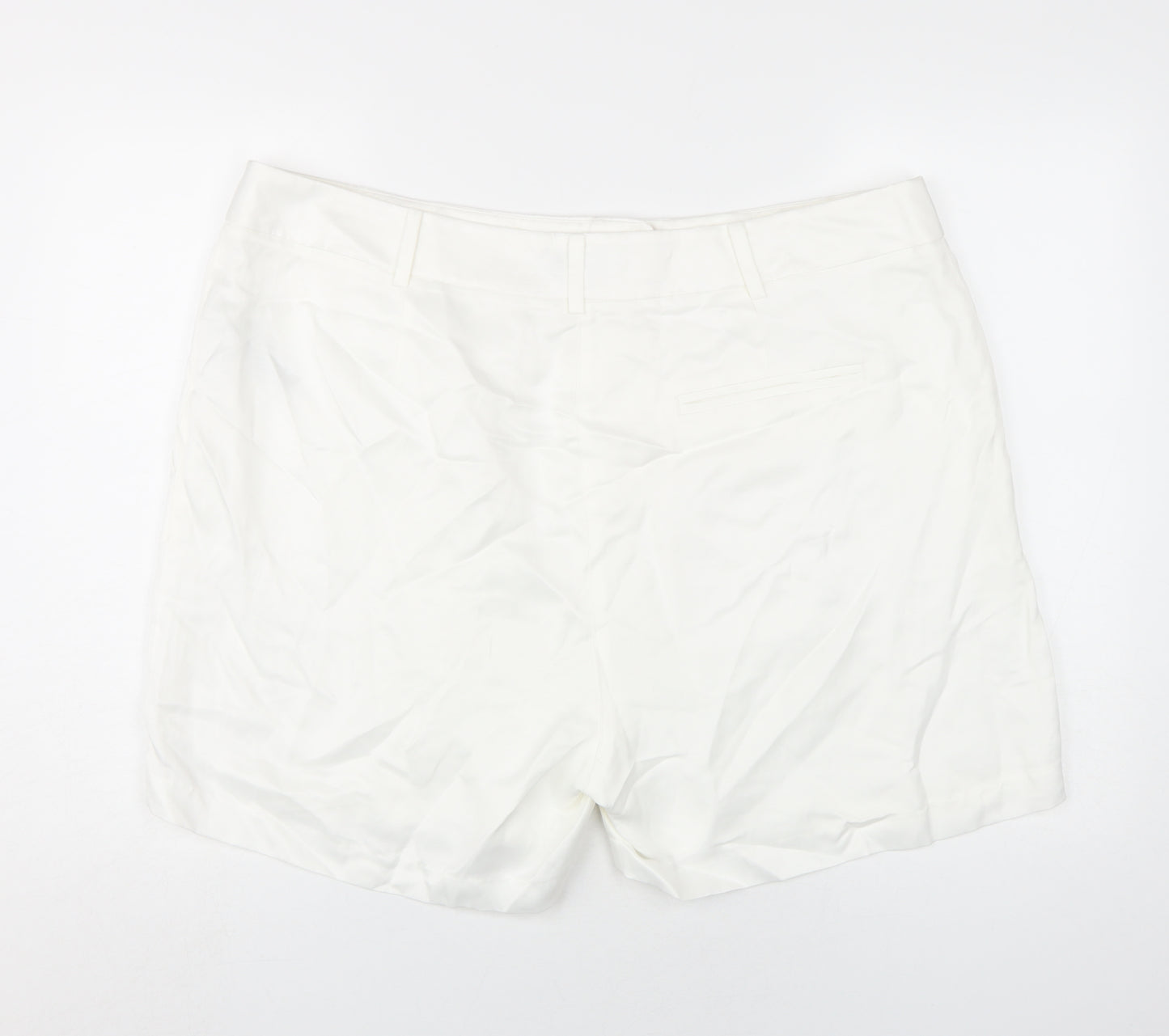 Marks and Spencer Women's White Plus Shorts