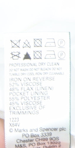 Marks and Spencer Women's White Plus Shorts