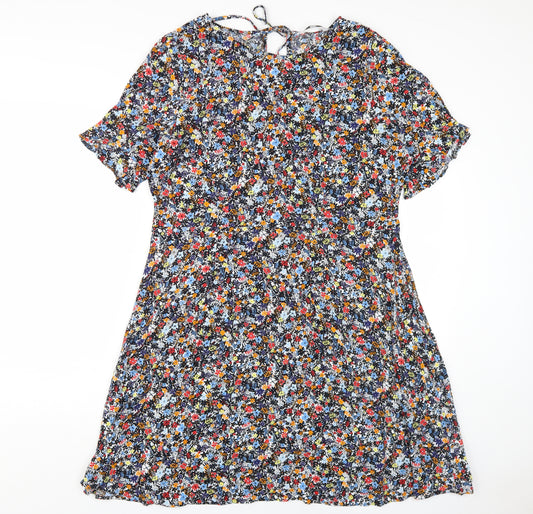 Next Women's Multicoloured Floral Shift Dress