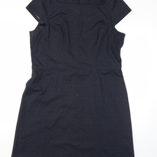 Next Women's Black Sheath Dress Size 18 Workwear