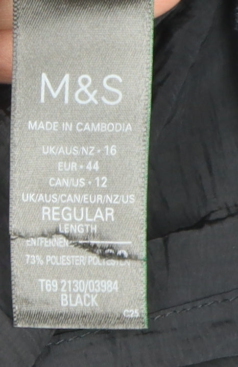 Marks and Spencer Women's Black Slip Dress