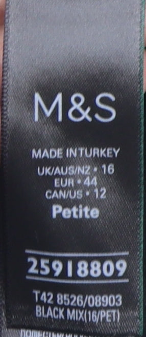 Marks and Spencer Women's Multicoloured Petite Dress