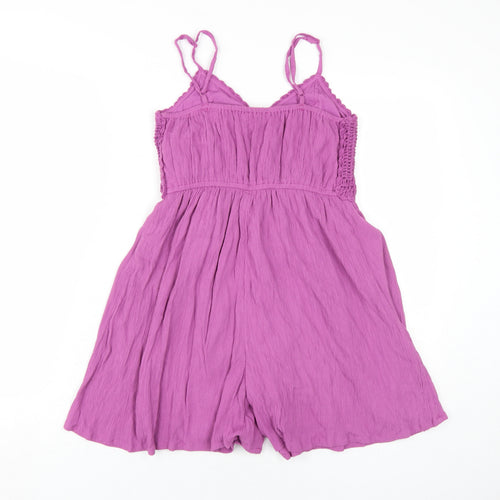 Marks and Spencer Girls Purple Playsuit 11-12 Years