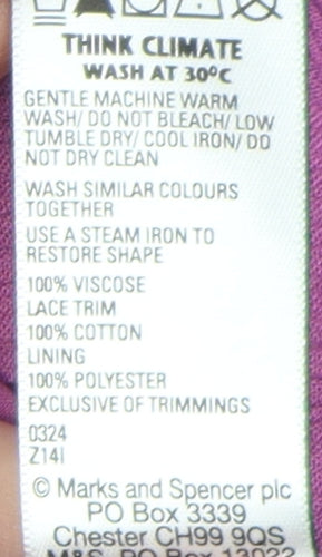 Marks and Spencer Girls Purple Playsuit 11-12 Years
