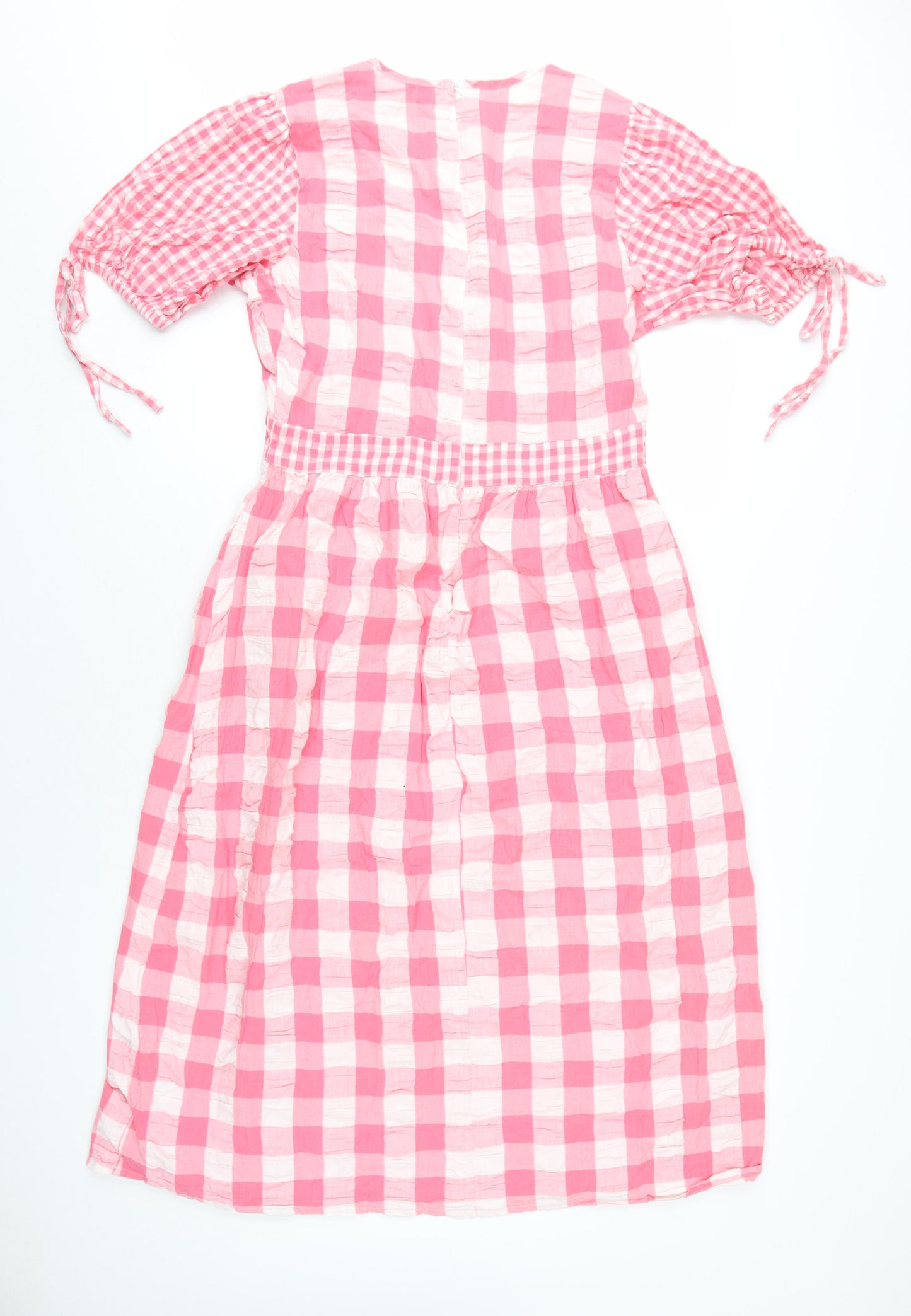 Influence Pink Check Dress for Women, Size 14