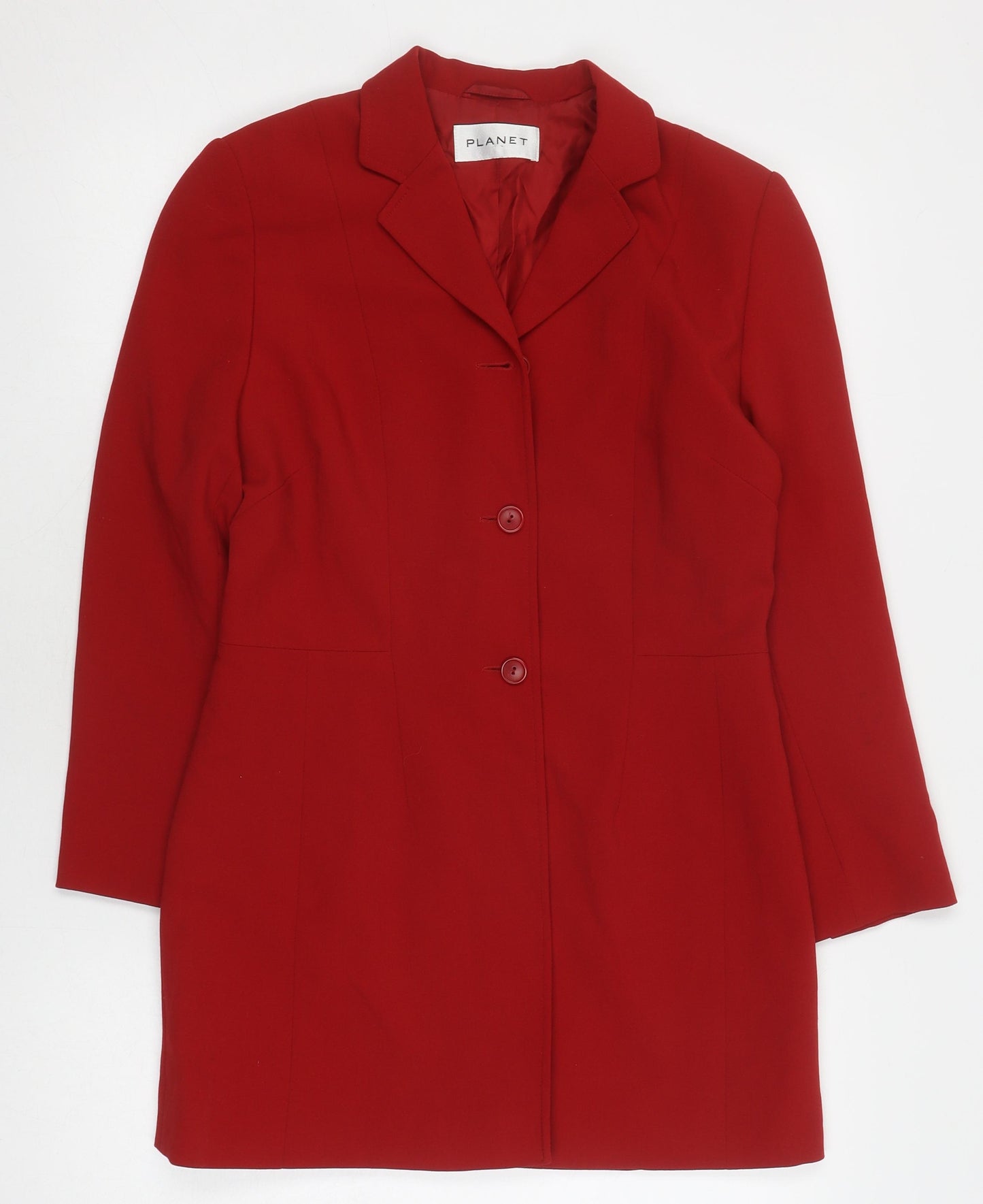 Planet Women's Red Long Coat in Size 8