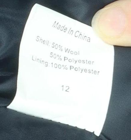 Evita Women's Black Hooded Jacket Size 12