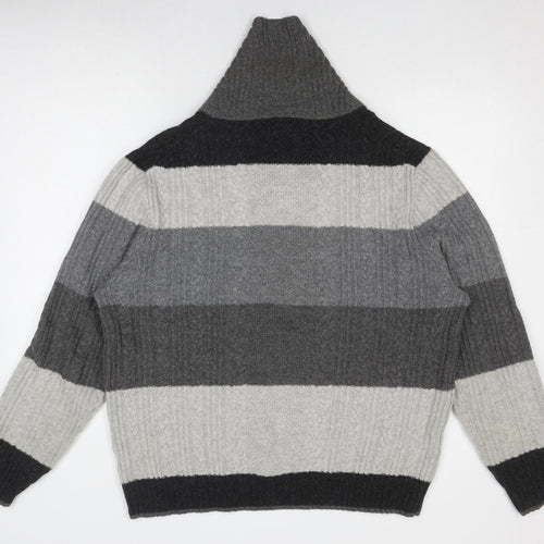 Brooks Brothers Men's Grey XL Knit Pullover Jumper