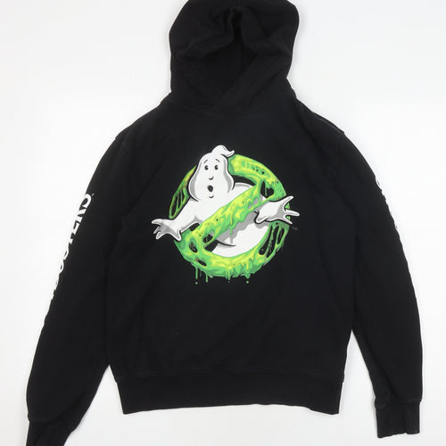 H&M Boys Ghostbusters Black Pullover Hoodie, 14 Years, Movie Inspired