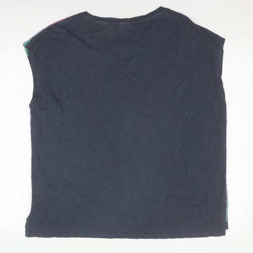 Hush Men's Multicoloured Retro Sleeveless T-Shirt M