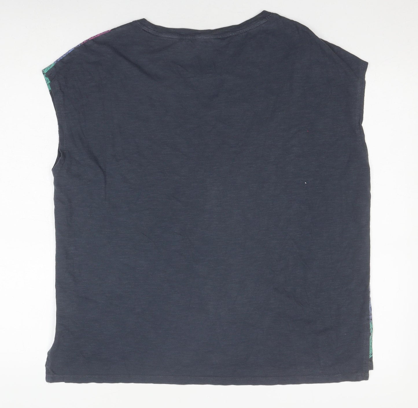 Hush Men's Multicoloured Retro Sleeveless T-Shirt M