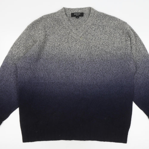 Mexx Men's Grey XL V-Neck Jumper