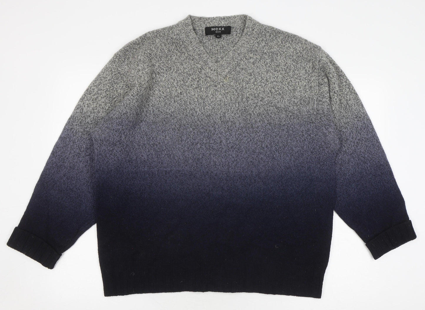 Mexx Men's Grey XL V-Neck Jumper