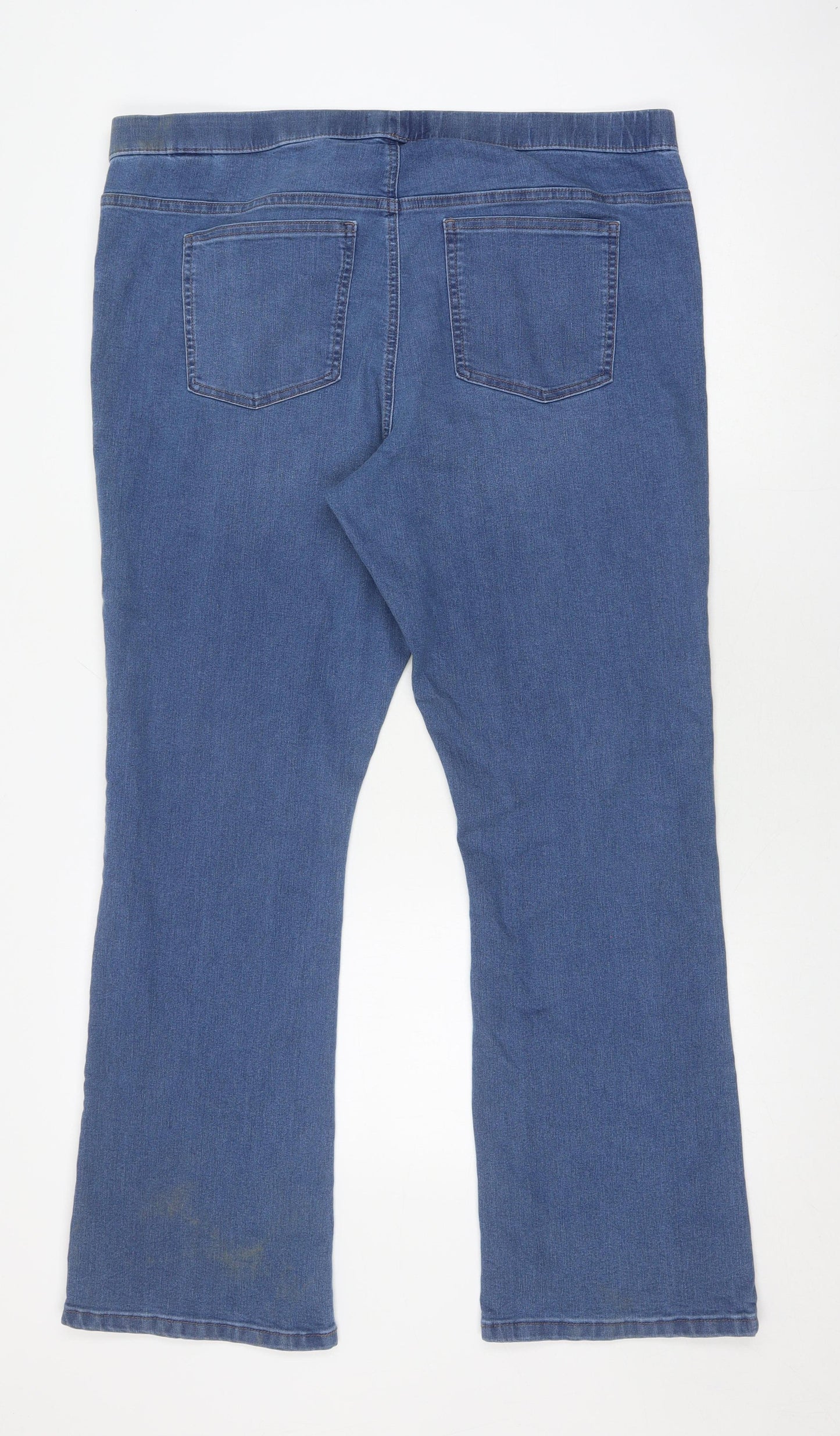 Marks and Spencer Women's Blue Straight Jeans Size 20