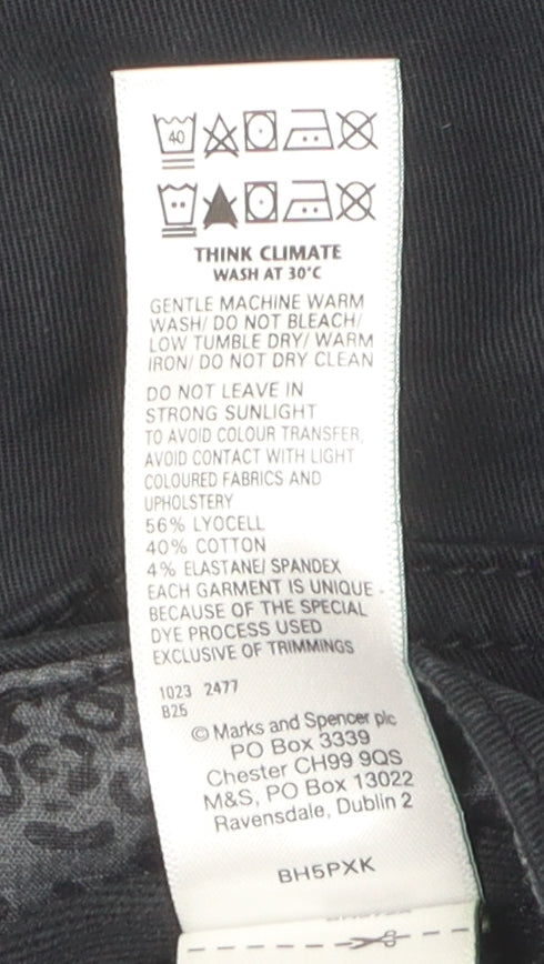 Marks and Spencer Women's Black Cargo Shorts