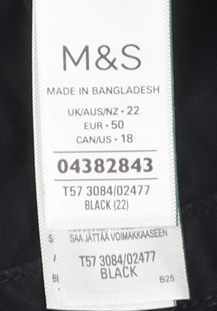 Marks and Spencer Women's Black Cargo Shorts