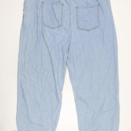 Marks and Spencer Women's Plus Blue Capri Jeans