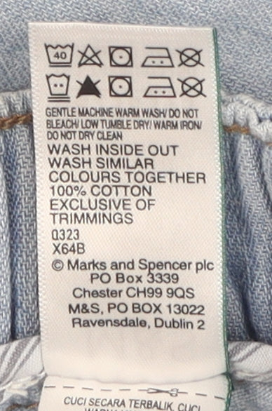 Marks and Spencer Women's Plus Blue Capri Jeans