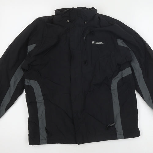 Mountain Warehouse Boys Black 3-in-1 Waterproof Jacket, Size 11