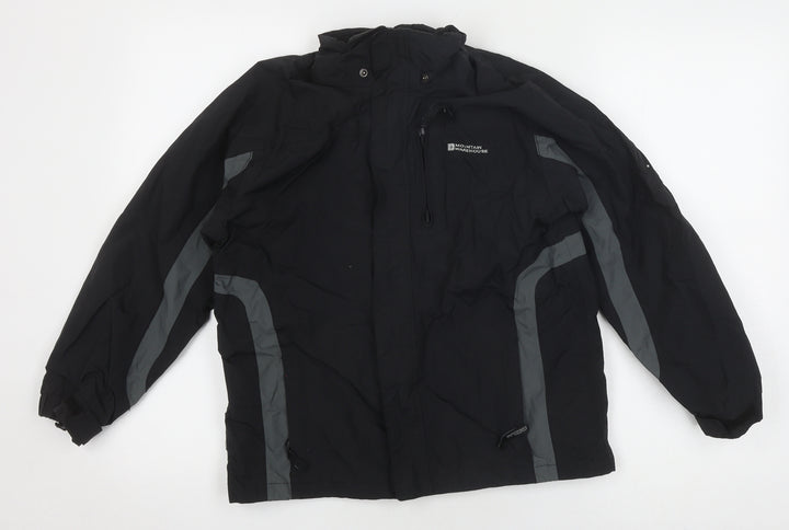 Mountain Warehouse Boys Black 3-in-1 Waterproof Jacket, Size 11