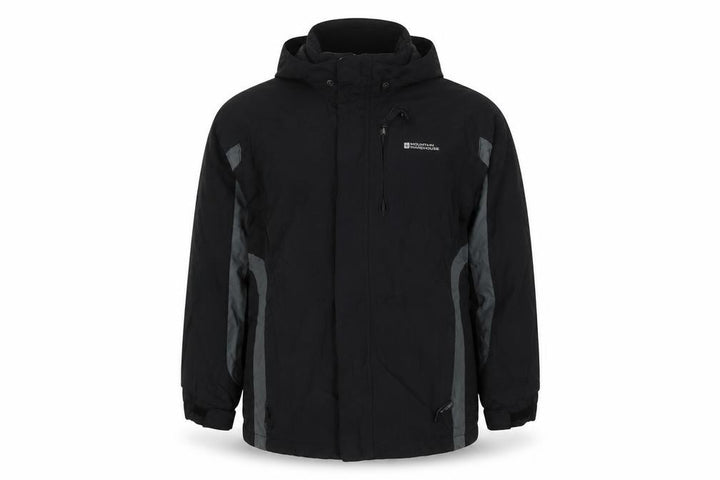 Mountain Warehouse Boys Black 3-in-1 Waterproof Jacket, Size 11