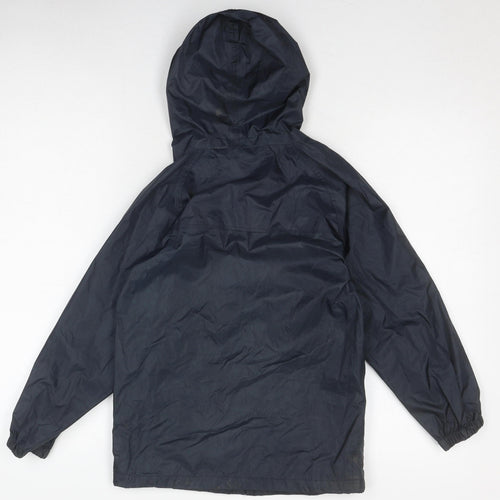 Regatta Boys Blue Windbreaker Jacket 8Y Waterproof Hooded