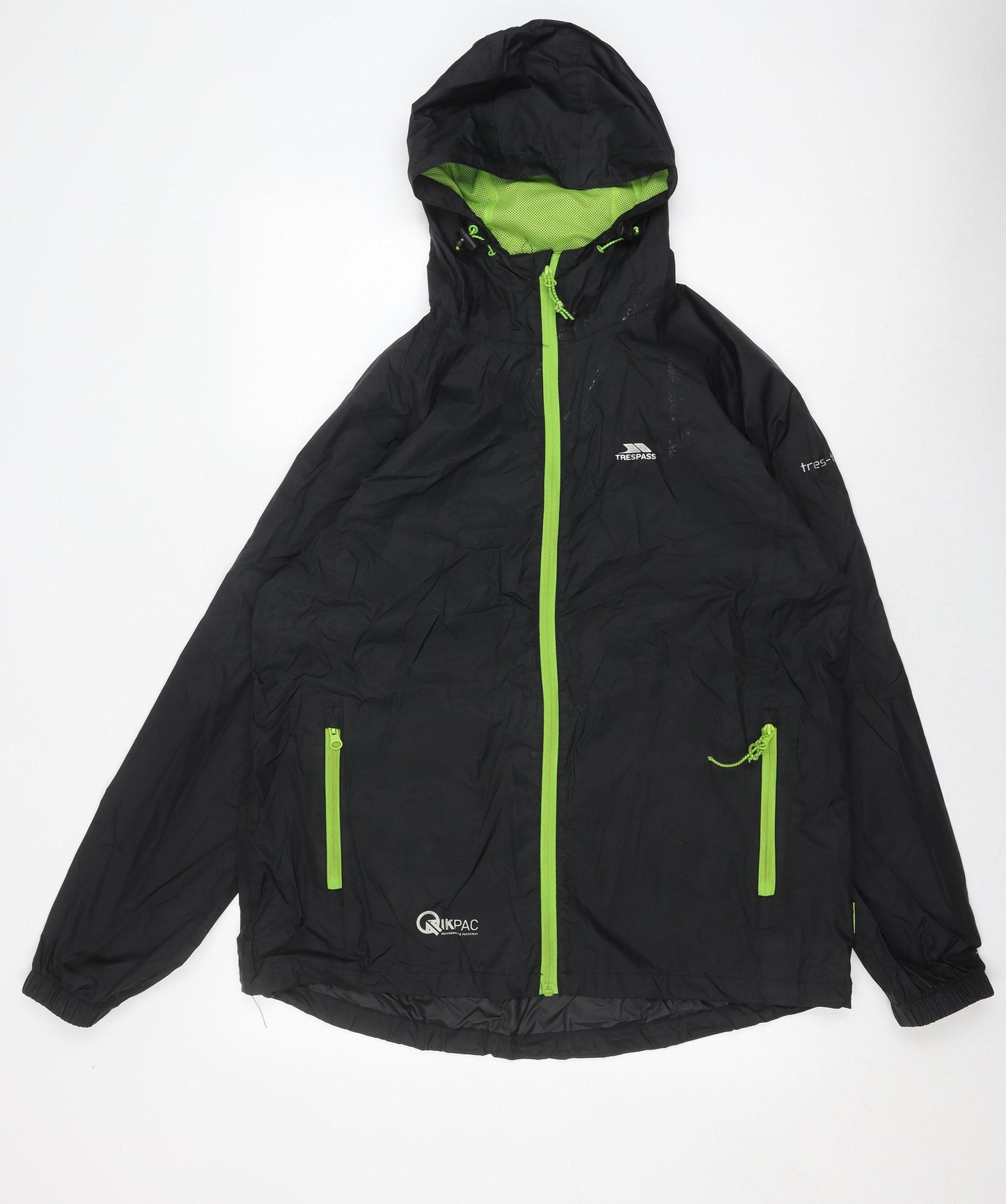 Trespass Men's Black M Windbreaker Jacket Waterproof