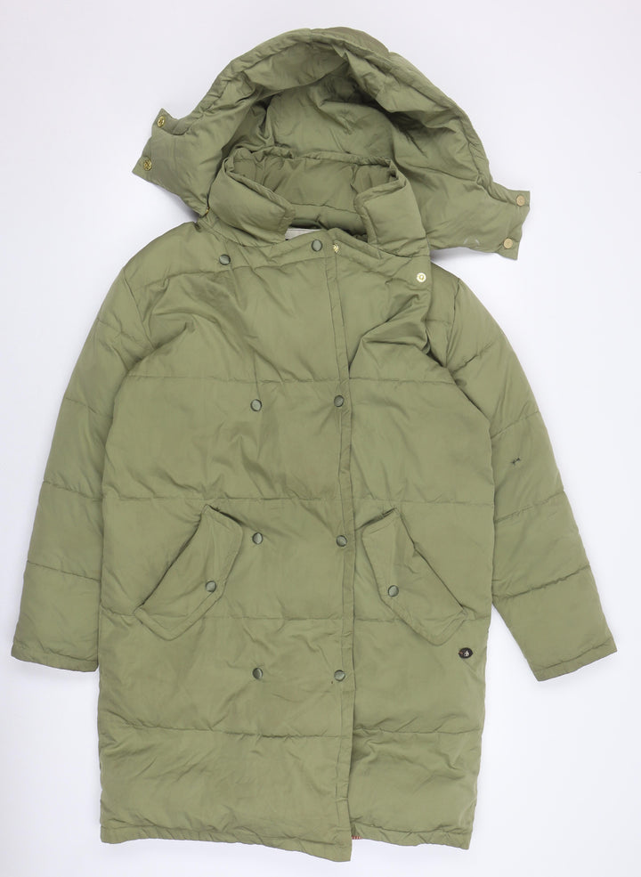 Scotch & Soda Women's Green Puffer Jacket Size 14