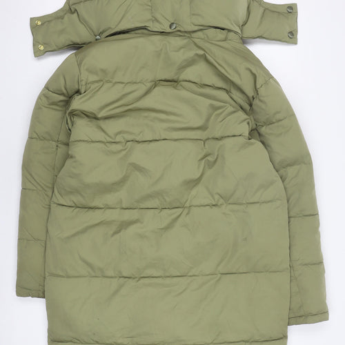 Scotch & Soda Women's Green Puffer Jacket Size 14