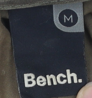 Bench Women's Green Biker Jacket, Size M, Casual