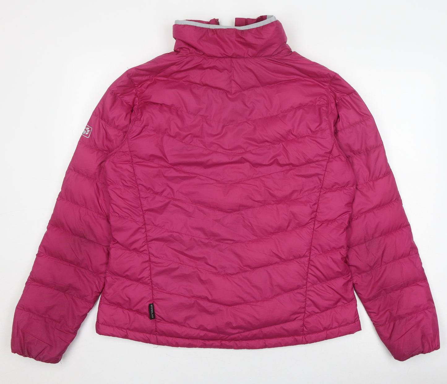 Jack Wolfskin Women's Pink Puffer Jacket L