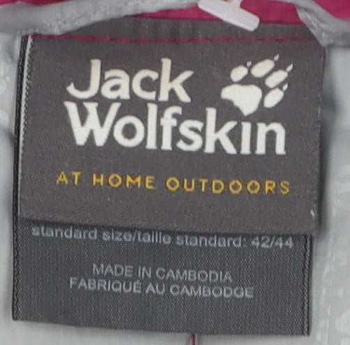 Jack Wolfskin Women's Pink Puffer Jacket L