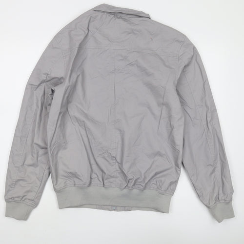 BS Quality Apparel Grey Men's Bomber Jacket - M