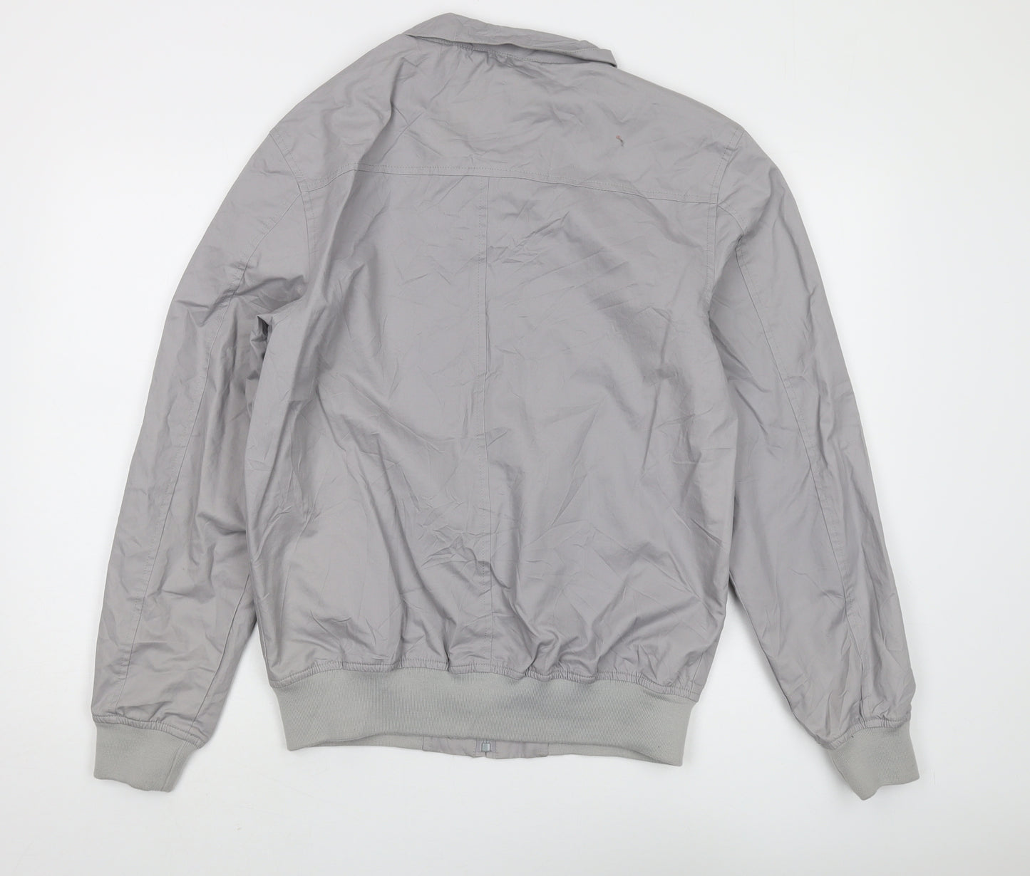 BS Quality Apparel Grey Men's Bomber Jacket - M