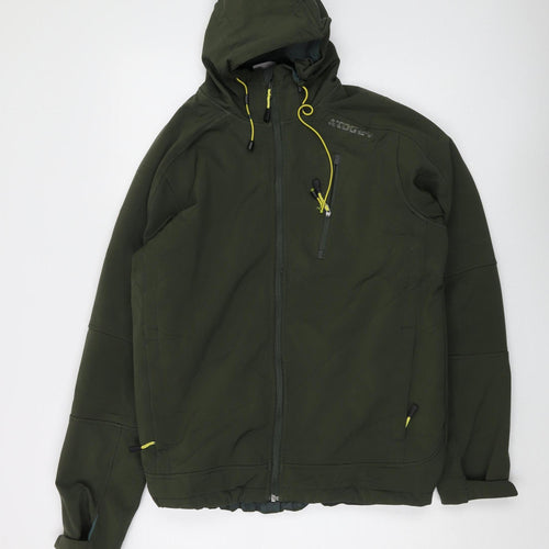 TOG24 Men's Green Softshell Windbreaker Jacket M
