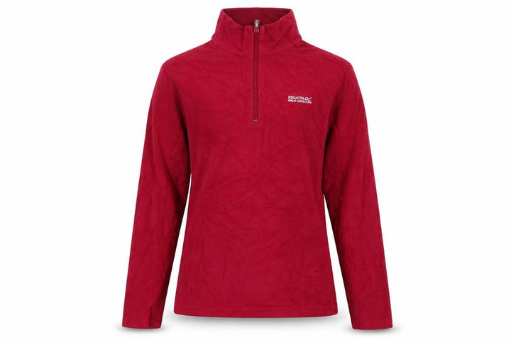 Regatta Women Red Jacket Size 12 Fleece Autumn Casual