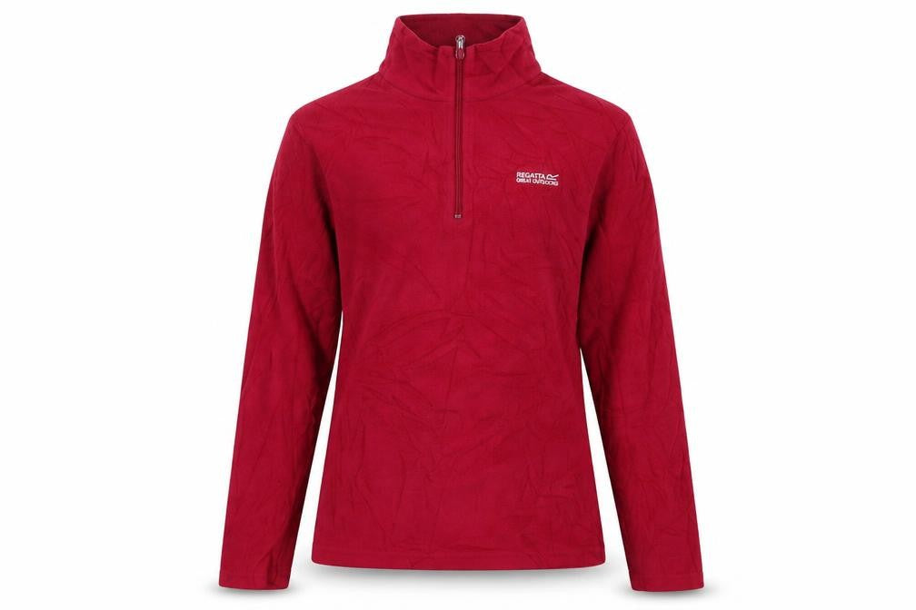 Regatta Women Red Jacket Size 12 Fleece Autumn Casual