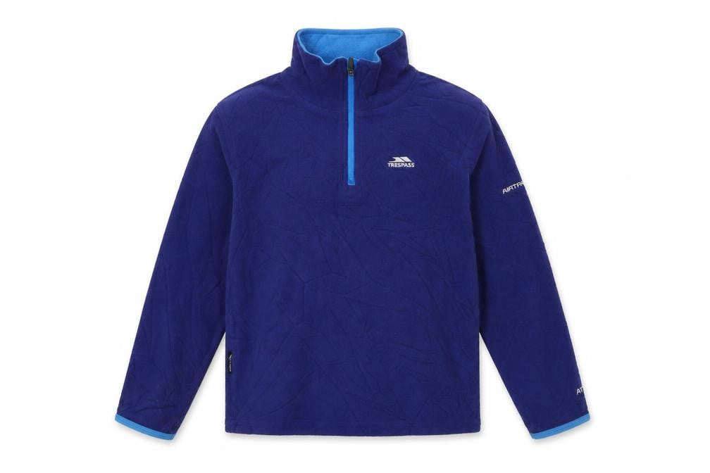 Trespass Boys Blue 1/4 Zip Fleece Sweatshirt 7-8 Years