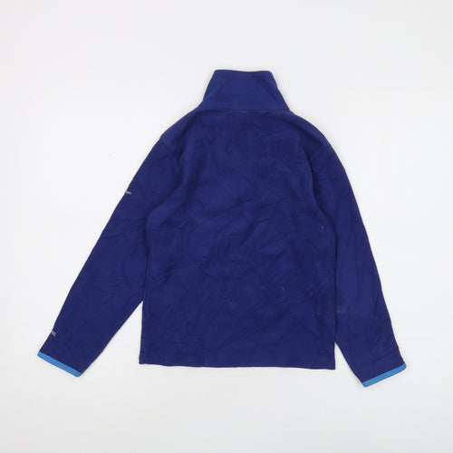 Trespass Boys Blue 1/4 Zip Fleece Sweatshirt 7-8 Years
