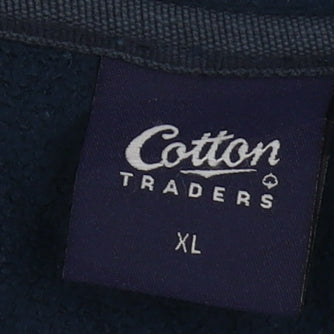 Cotton Traders Men's Green XL Fleece Jacket Full Zip