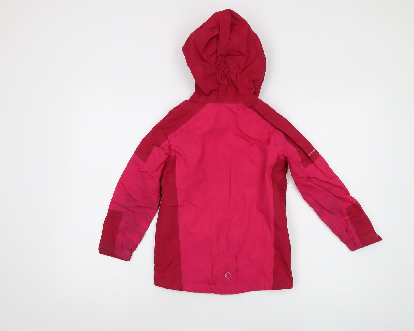 Regatta Girls Red Rain Coat 5-6 Years Waterproof Hooded