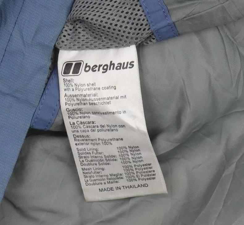 Berghaus Women's Blue Waterproof Jacket Size 16