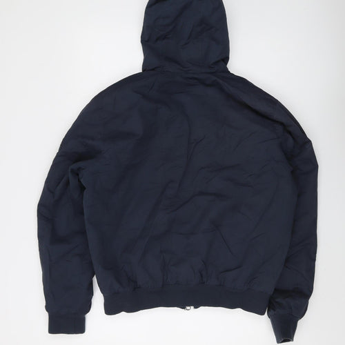 Topman Men's Black M Bomber Jacket Hooded Casual