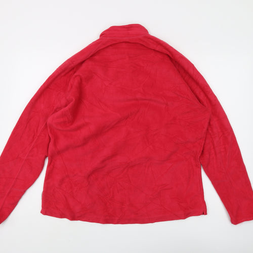 Decathlon Red Unisex 2XL Fleece Pullover Sweatshirt