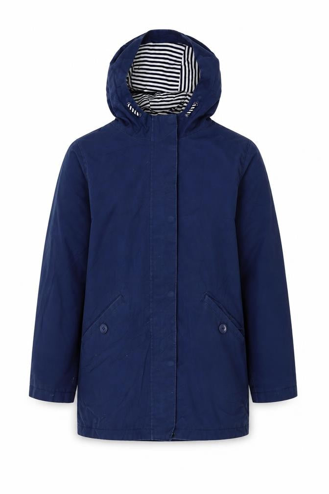 Mountain Warehouse Boys Blue Rain Coat 11-12Y Waterproof Hoodie