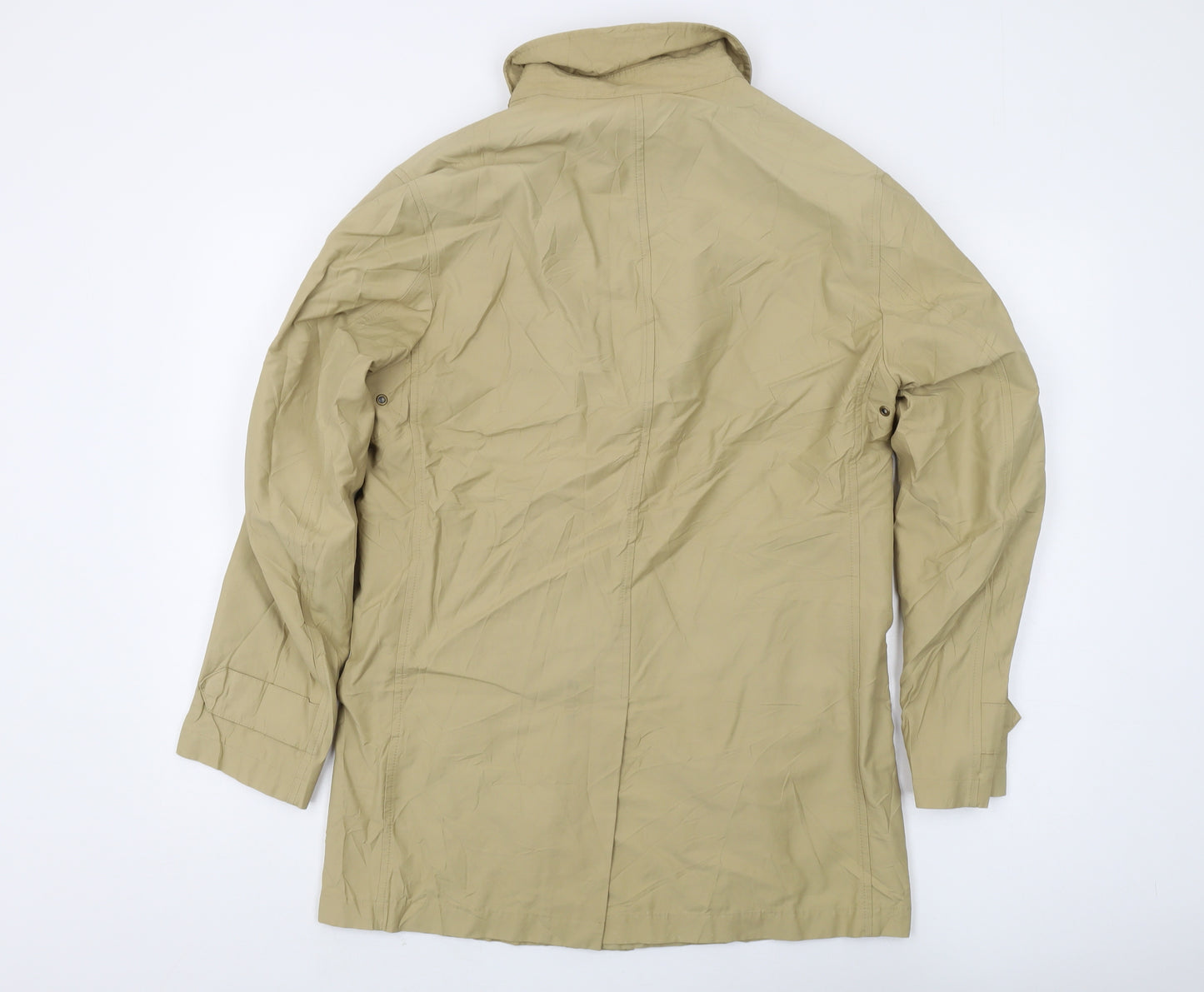 Brooks Brothers Womens Beige Mid-Length Overcoat S