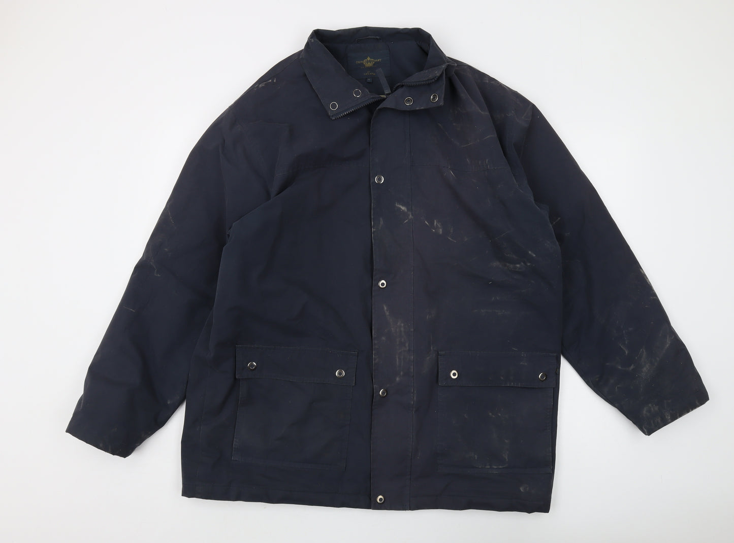 Tilford & Stuart Men's Blue Jacket L Snap Closure