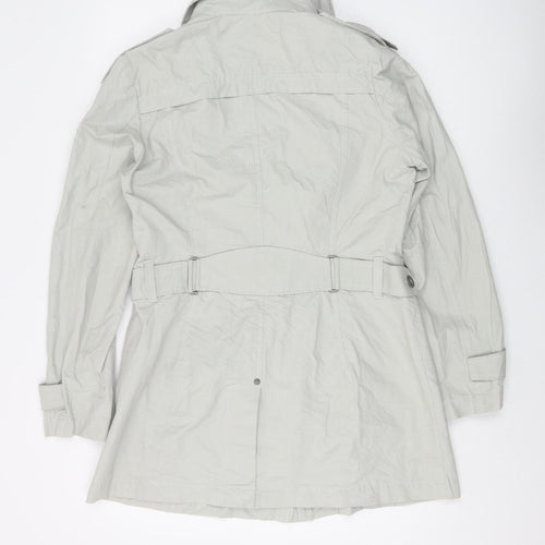 Frieda & Freddies Women's Beige Trench Coat - Size 10