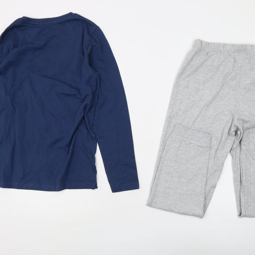 Marks and Spencer Boys Blue Minecraft Pyjama Set 12-13 Years
