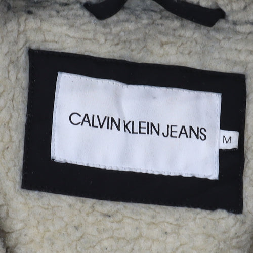 Calvin Klein Jeans Women's Black Parka Jacket M